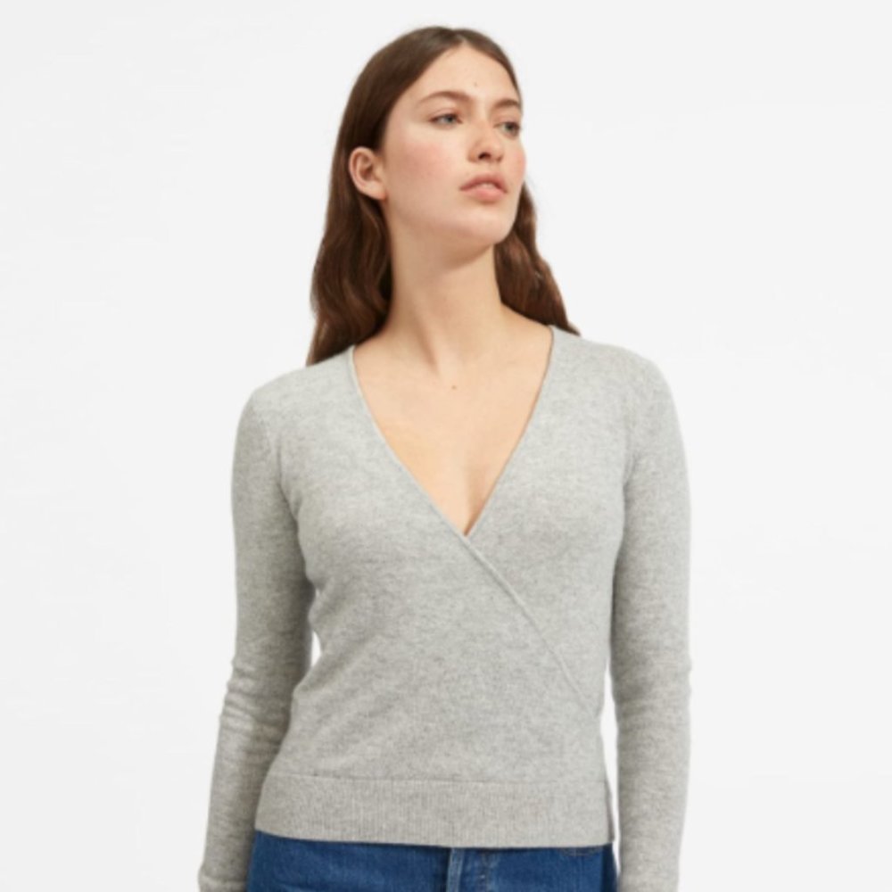 Everlane Cashmere Wrap Sweater